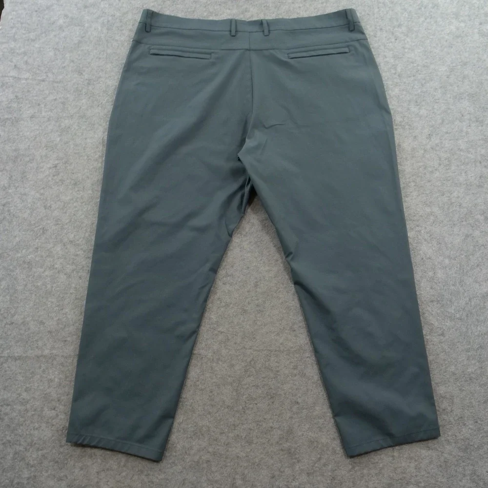 Marcus Pierce Pants Mens 40 Gray Performance Tech Golf Trousers Chino